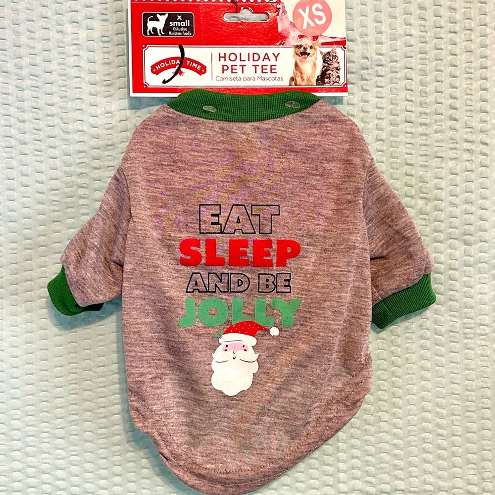 NWT Dog Christmas Shirt- XS